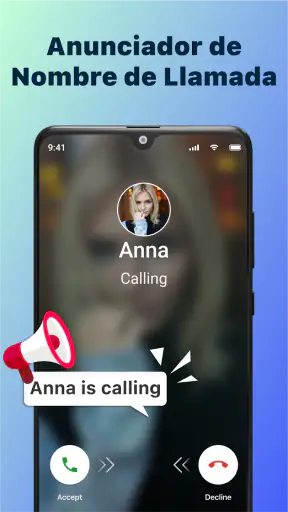 Anunciador Nombre de Llamadas screenshot