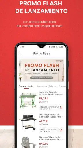 Aosom.es - Compras online screenshot