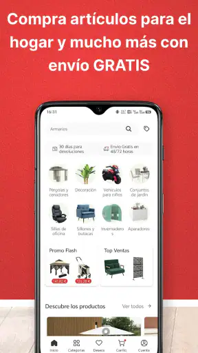Aosom.es - Compras online screenshot