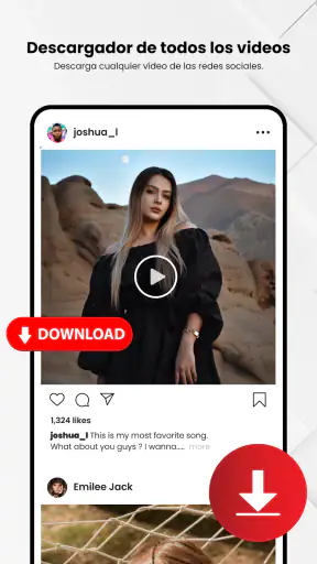 Aplicación descarga video Mesh screenshot