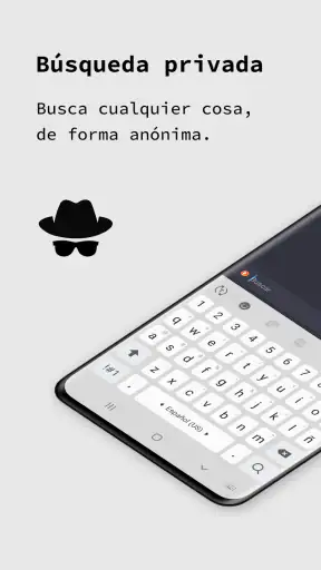 aplicación navegador privado screenshot