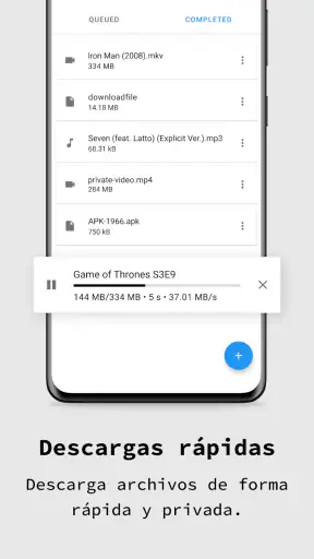 aplicación navegador privado screenshot