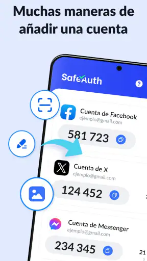 App Autenticador - SafeAuth screenshot