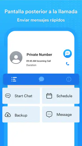 App de mensajería y SMS segura screenshot