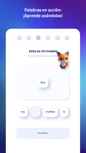 Aprenda rápido y hable con screenshot