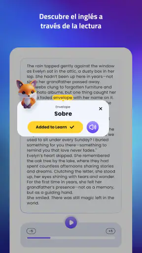 Aprenda rápido y hable con screenshot