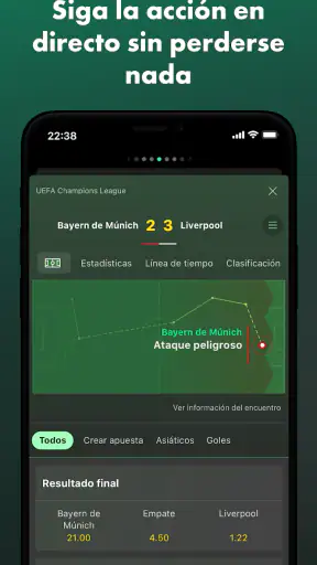 Apuestas deportivas bet365 screenshot