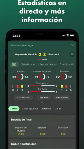 Apuestas deportivas bet365 screenshot
