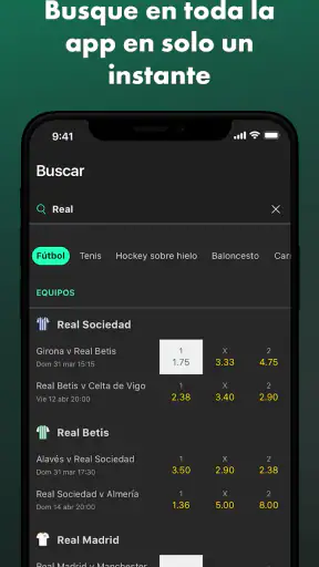 Apuestas deportivas bet365 screenshot