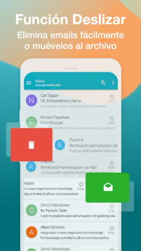 Aqua Mail: rápido y seguro screenshot