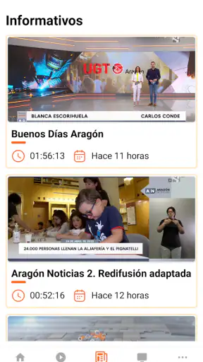Aragón TV screenshot
