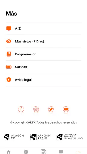 Aragón TV screenshot