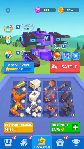 Armored Robots: Mech Battle screenshot