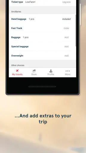 Asistente de viajes Norwegian screenshot