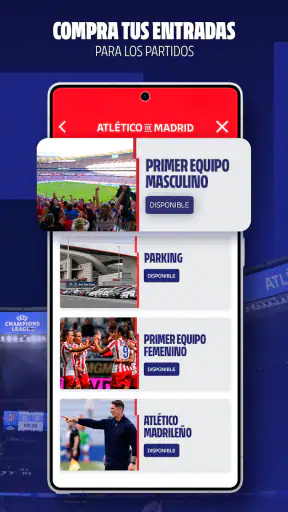 Atlético de Madrid App Oficial screenshot