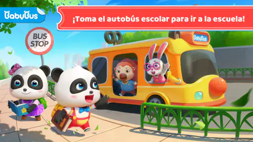 Autobús Escolar del Bebé Panda screenshot