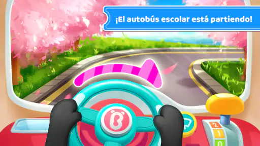 Autobús Escolar del Bebé Panda screenshot