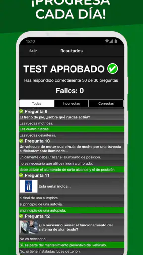 Autoescuela Móvil. Test DGT screenshot