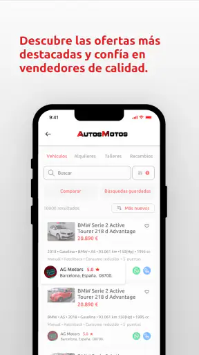 AutosMotos Coches segunda mano screenshot