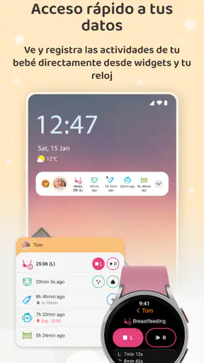 Baby Daybook Lactancia materna screenshot