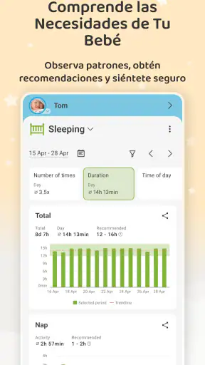 Baby Daybook Lactancia materna screenshot