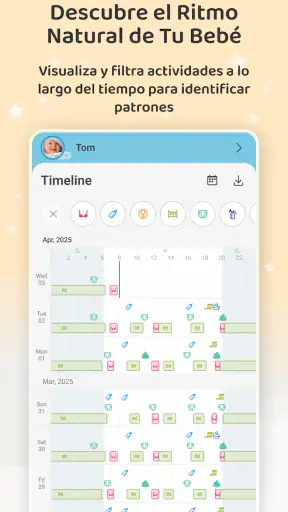 Baby Daybook Lactancia materna screenshot
