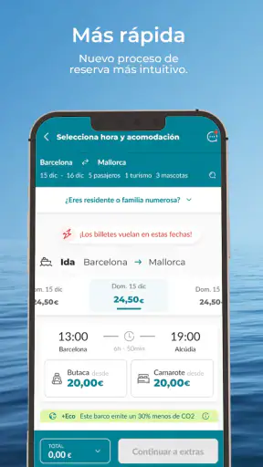 Baleària: Reserva tu viaje screenshot