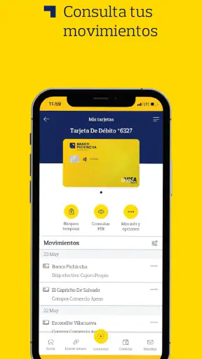 Banco Pichincha España screenshot