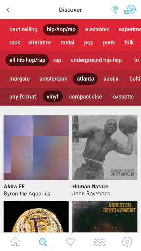 Bandcamp screenshot