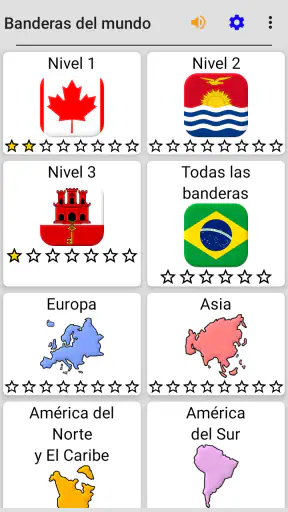Banderas nacionales del mundo screenshot