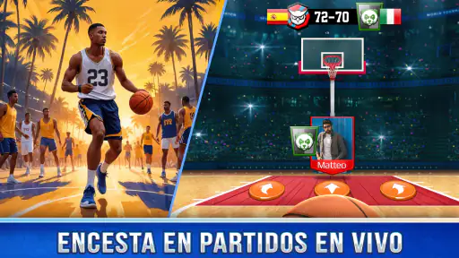 Basketball Rivals: Baloncesto screenshot