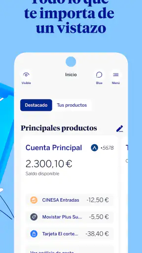 BBVA España | Banca Online screenshot