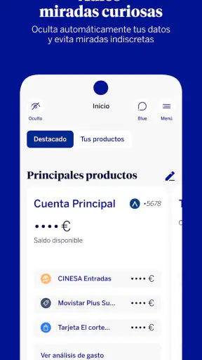 BBVA España | Banca Online screenshot