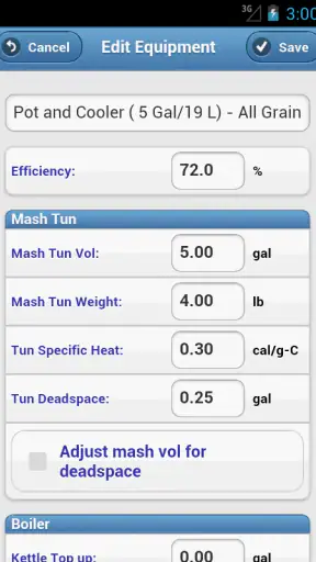 BeerSmith 3 Mobile Homebrewing screenshot