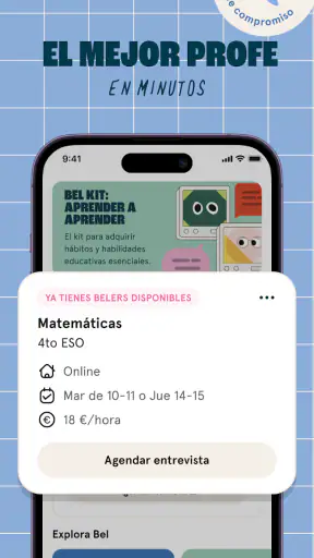 Bel · Aprobar matemáticas screenshot