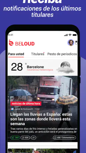 Beloud: Noticias & Opiniones screenshot