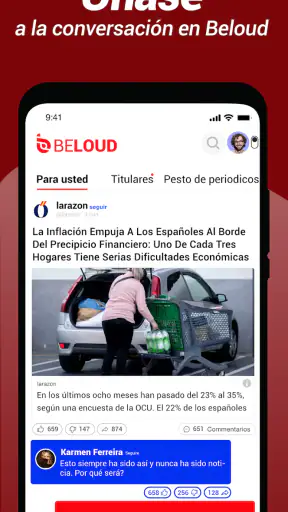 Beloud: Noticias & Opiniones screenshot