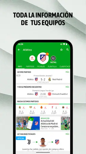 BeSoccer  Resultados de Fútbol screenshot