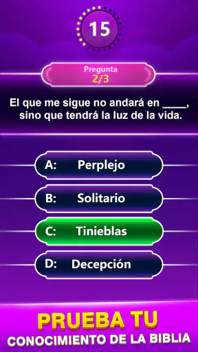 Bible Trivia -Juego de palabra screenshot