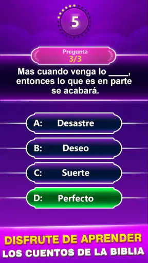 Bible Trivia -Juego de palabra screenshot