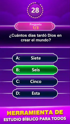 Bible Trivia -Juego de palabra screenshot