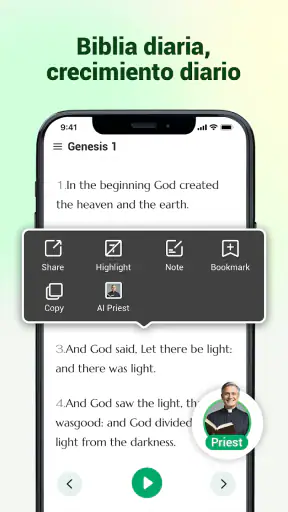 Biblia - Orar+Versículo+Audio screenshot