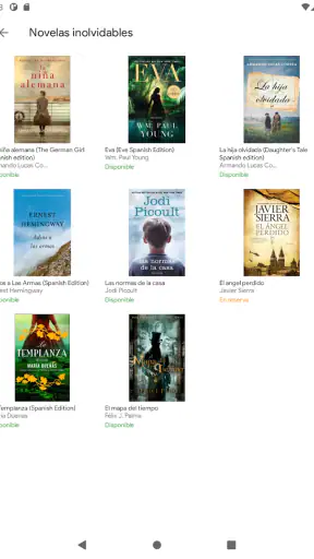 Biblio-e Instituto Cervantes screenshot