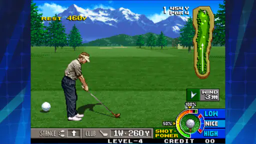 BIG TOURNAMENT GOLF ACA NEOGEO screenshot