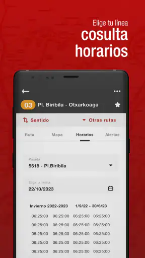 Bilbobus screenshot