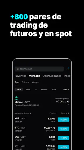 Bitget - Opera BTC y Cripto screenshot