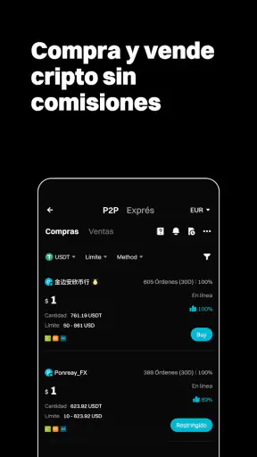 Bitget - Opera BTC y Cripto screenshot