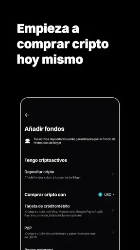 Bitget - Opera BTC y Cripto screenshot
