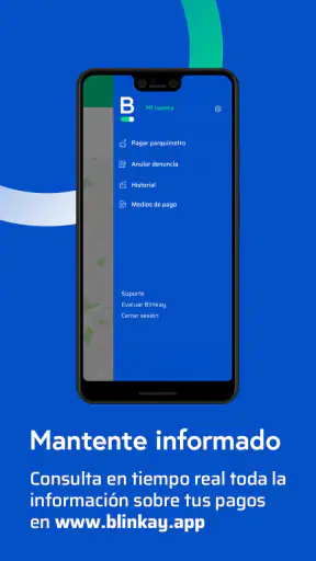 Blinkay: Smart parking app screenshot