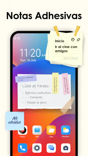 Bloc de notas y listas screenshot